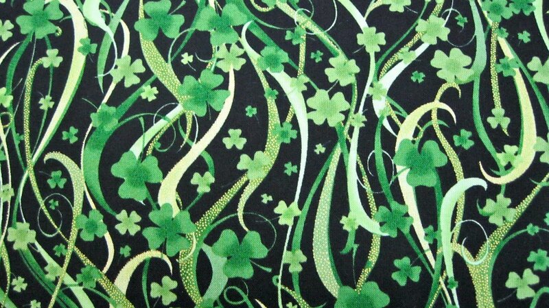 Green Shamrock Pattern