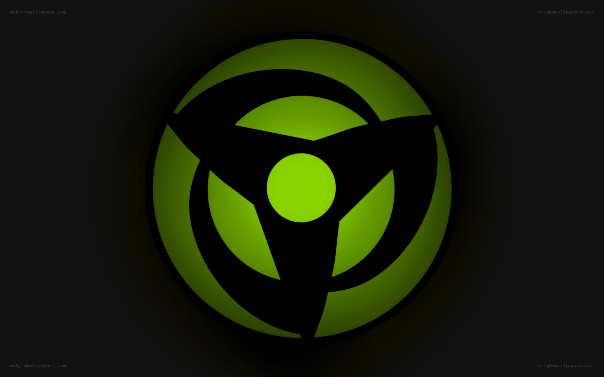 green Sharingan symbol