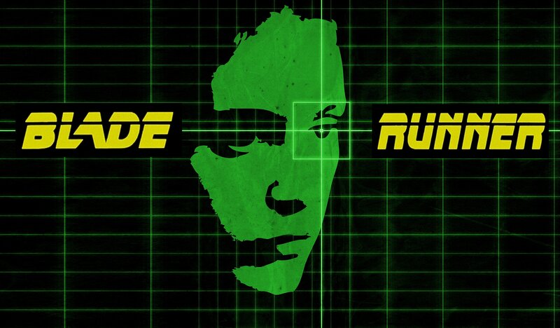 Green Silhouette of Face