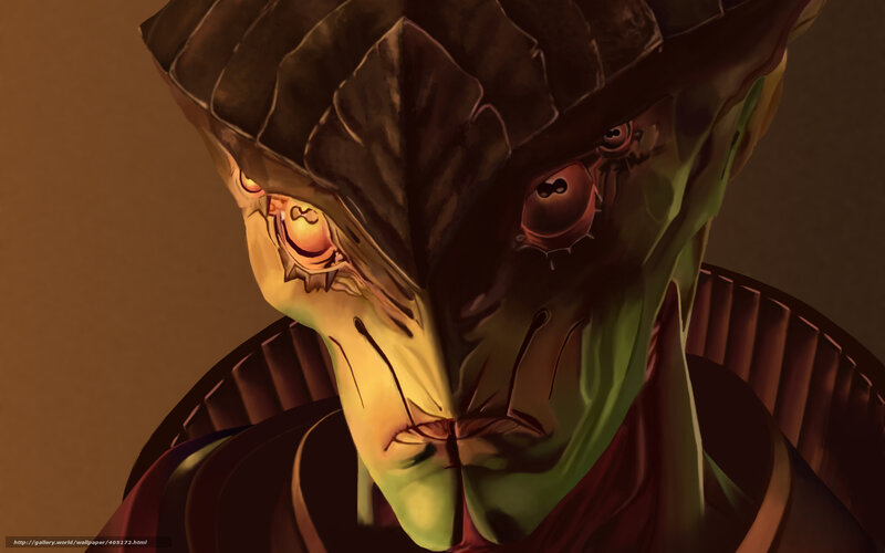 Green-skinned Alien Creature