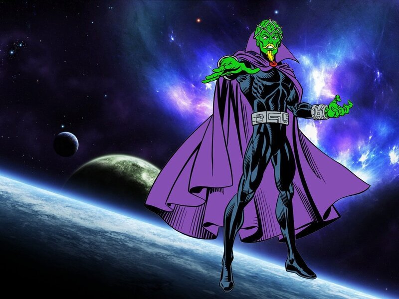 Green-skinned Alien in Cape
