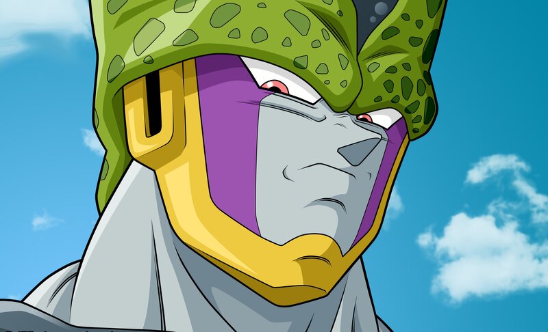 Green-skinned Alien Warrior — Blue