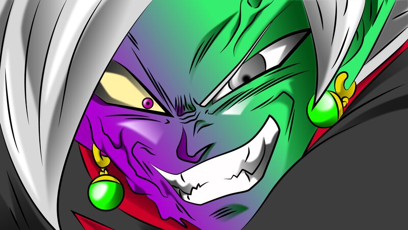 Green-skinned Anime Character — Green