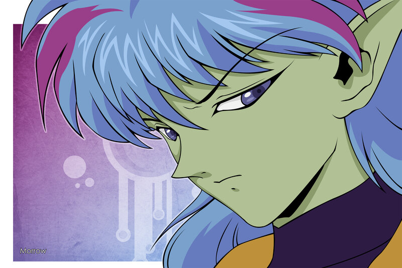 Green-skinned Character — Blue