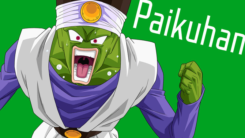 Green-skinned Character — Green, Angry, Anime