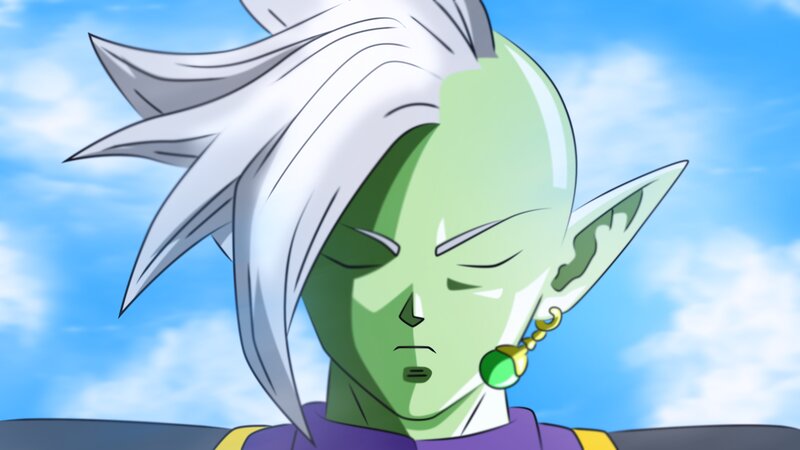 Green-skinned Character — Green, Calm