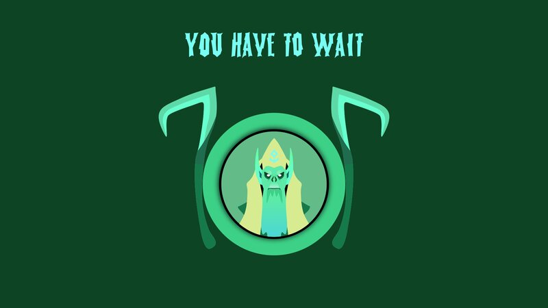 Green-skinned Character — Green, Serious, Digital Art
