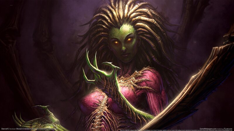 Green-skinned demon with glowing eyes
