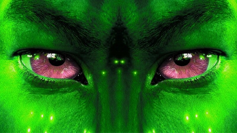 Green-skinned Eyes
