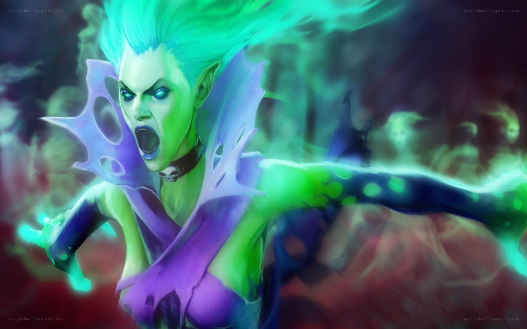 green-skinned fantasy character