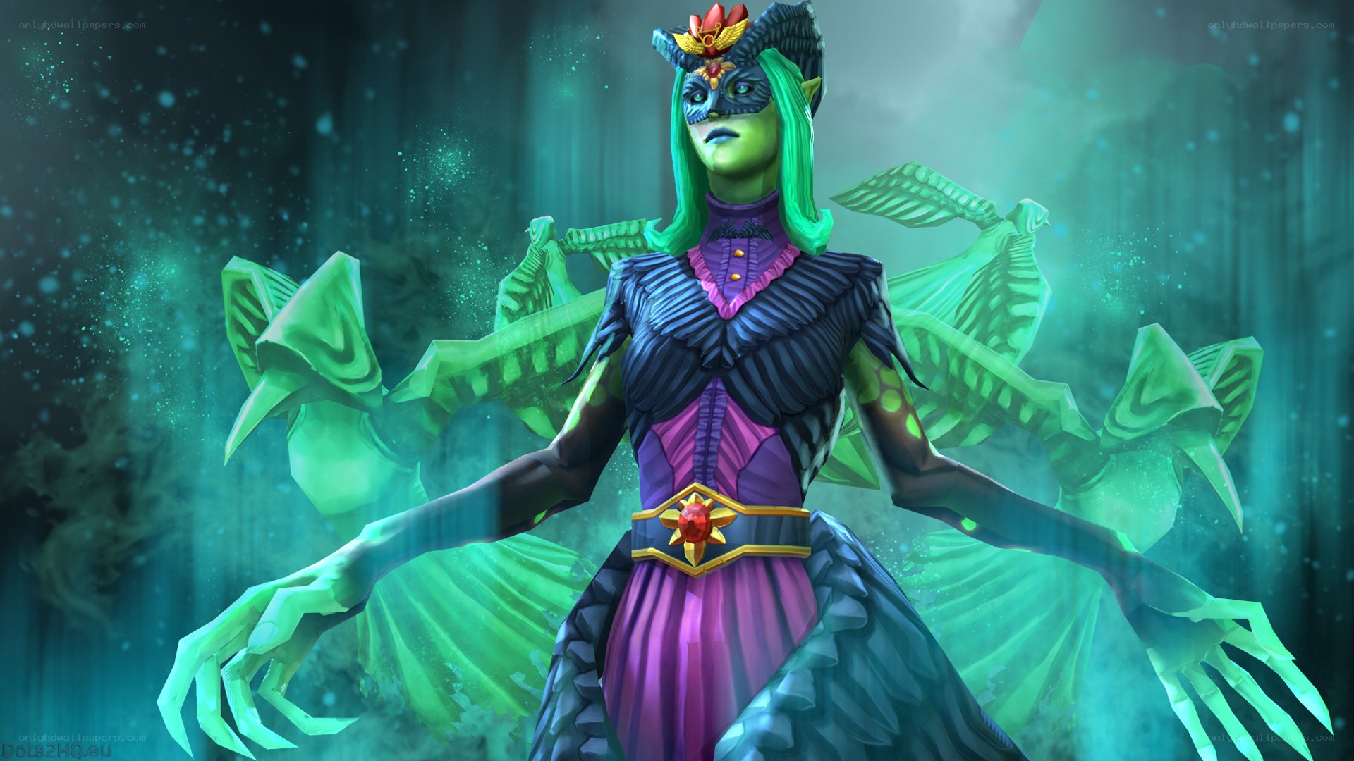 green-skinned fantasy character