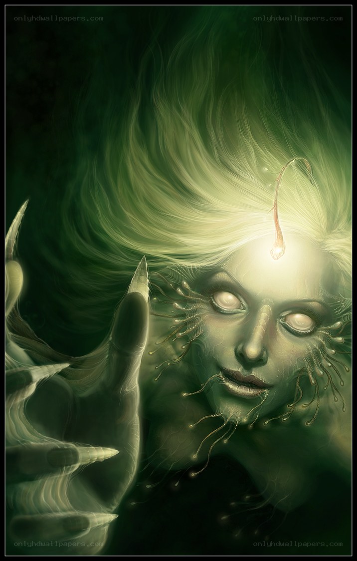 green-skinned mystical being