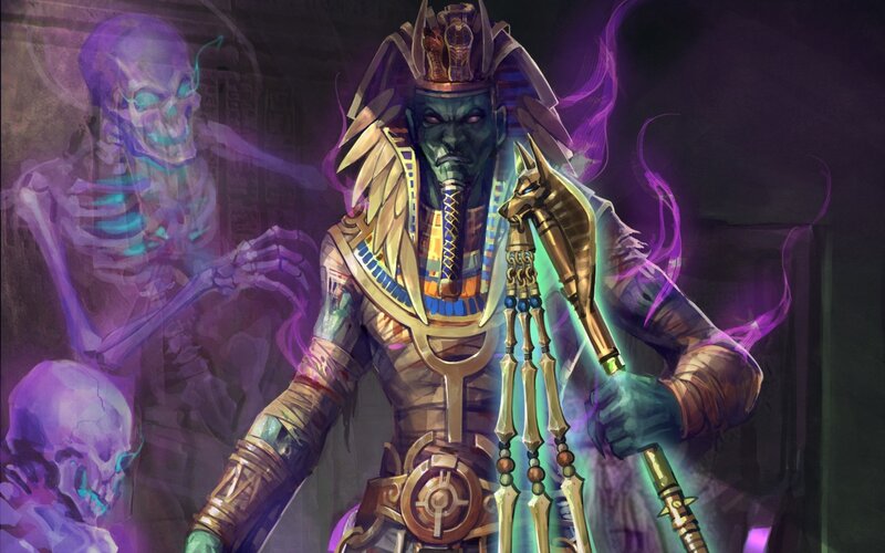Green-skinned Pharaoh