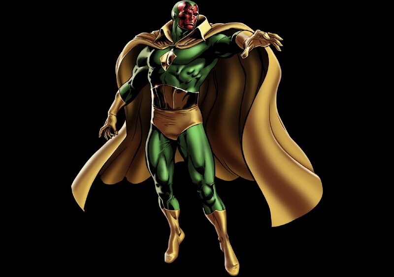 Green-skinned Superhero — Green, Dramatic, Comic