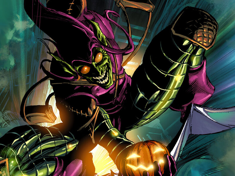 Green-skinned Villain — Purple