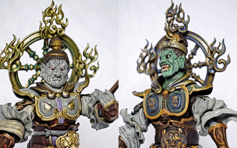Green-skinned Warrior Figure