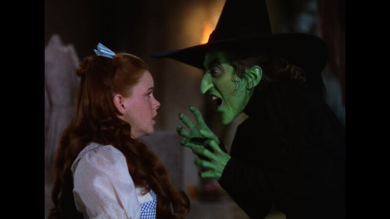 Green-skinned Witch and Girl