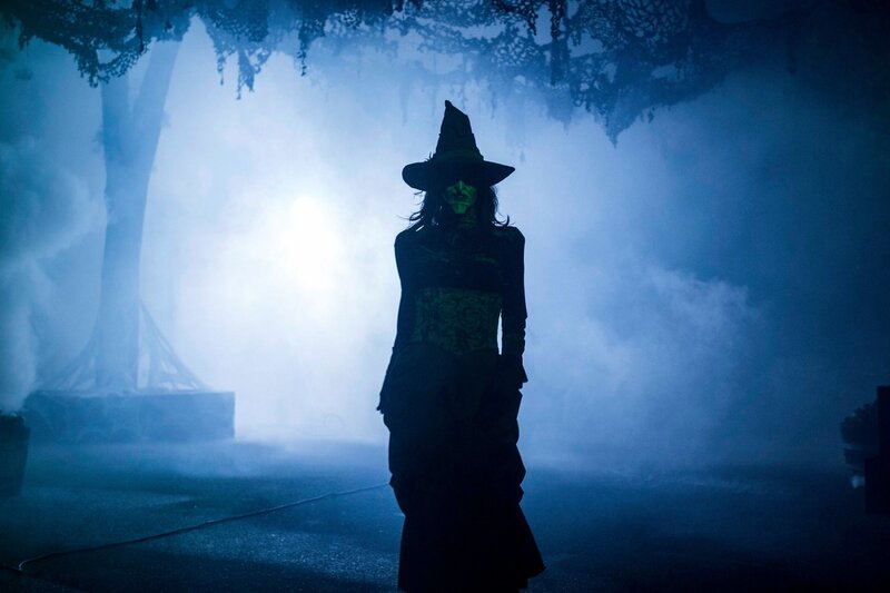 Green-skinned Witch — Blue, Dramatic