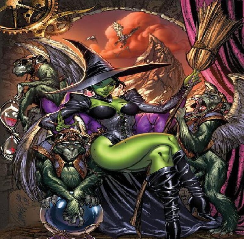 Green-skinned Witch — Green