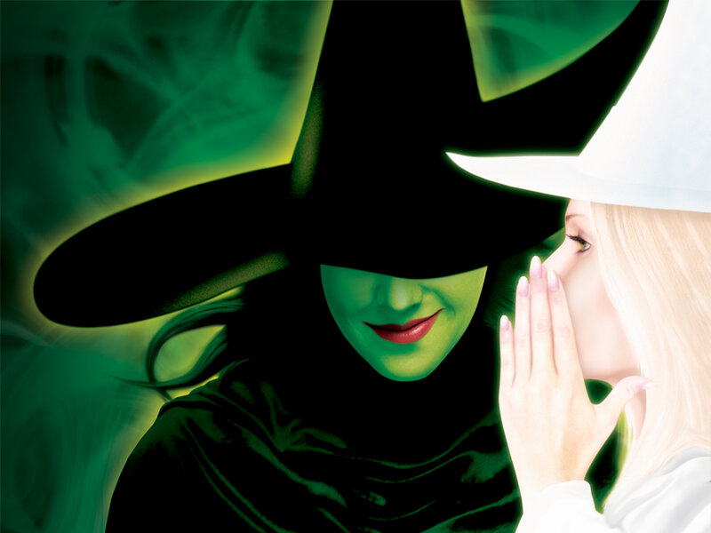 Green-skinned Witch Whispering — Green