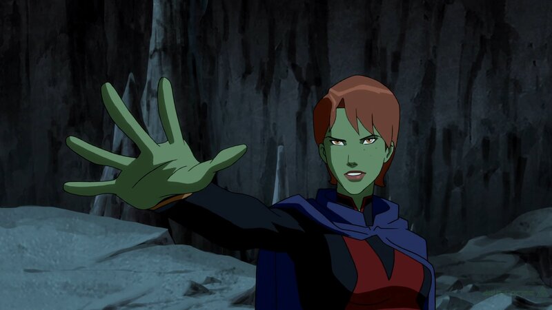 Green-skinned Woman in Cave
