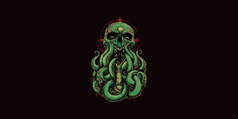 Green Skull Octopus