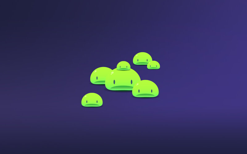 green slime creatures