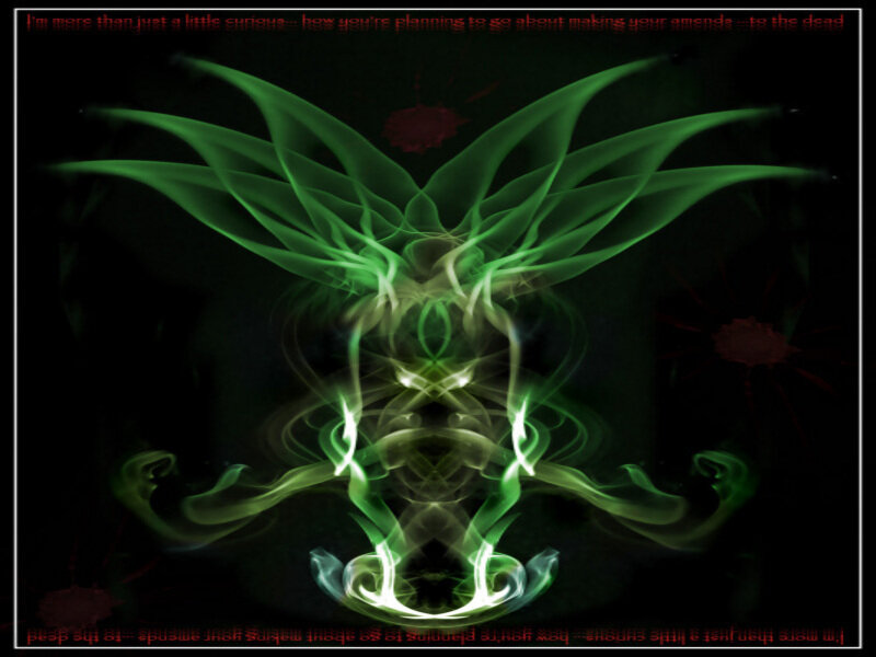 green smoke dragon design