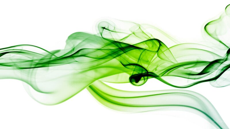 Green Smoke Swirls — Calm