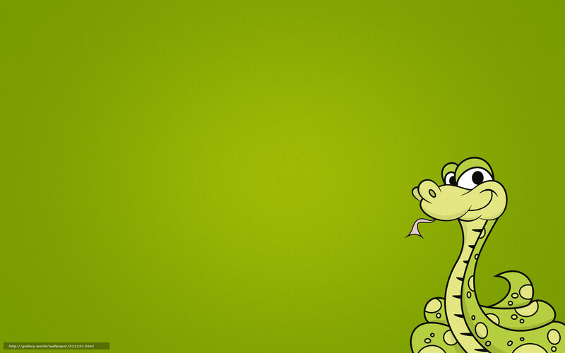green snake cartoon wallpaper