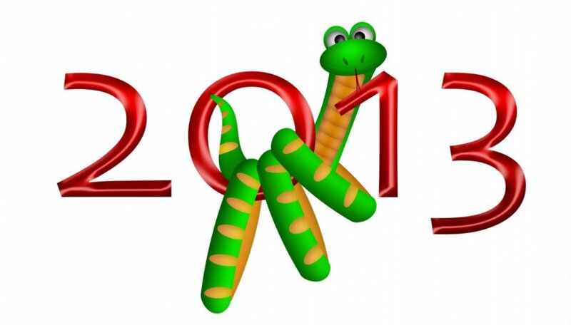Green Snake with Numbers