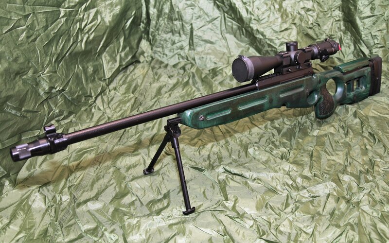 Green Sniper Rifle — Neutral, Photograph