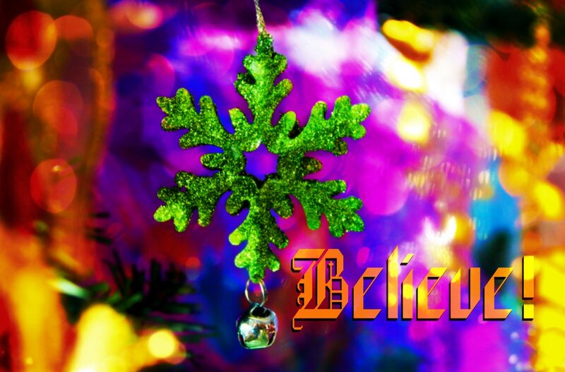 Green Snowflake Ornament