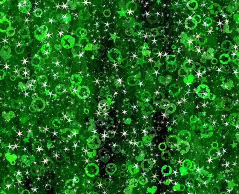 Green Sparkly Pattern