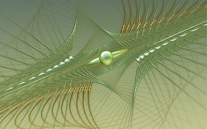 Green Sphere in Web