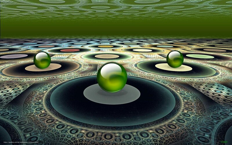 Green Spheres on Patterned Surface — Abstract