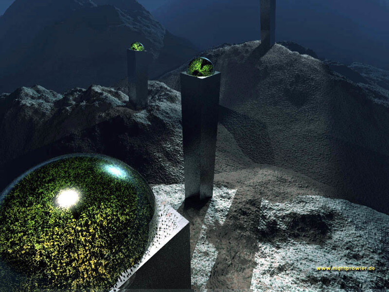 Green Spheres on Pillars