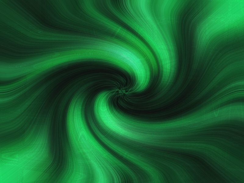 green spiral abstract pattern