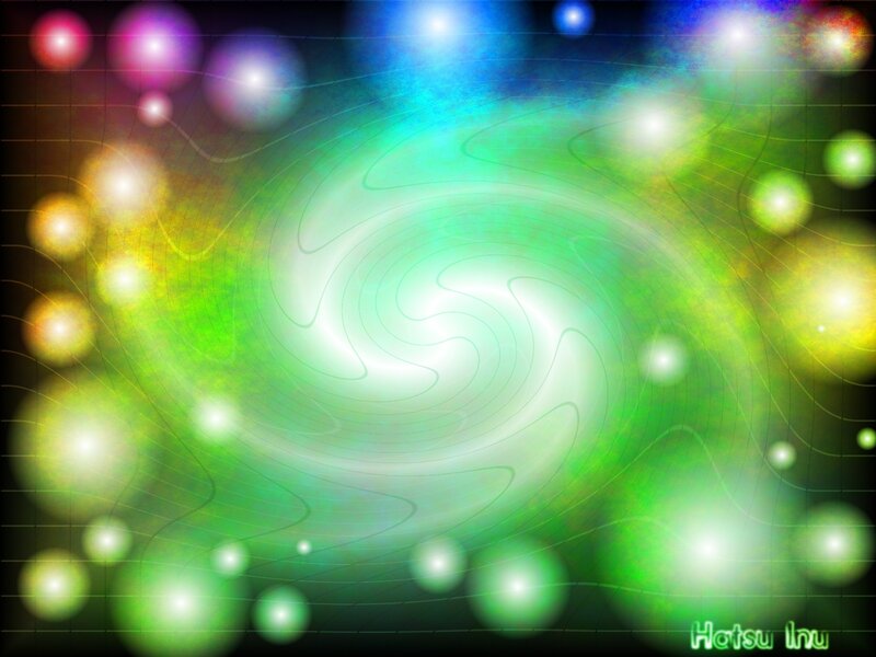 Green Spiral Galaxy — Ethereal