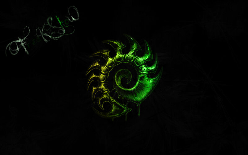 Green Spiral Symbol — Black
