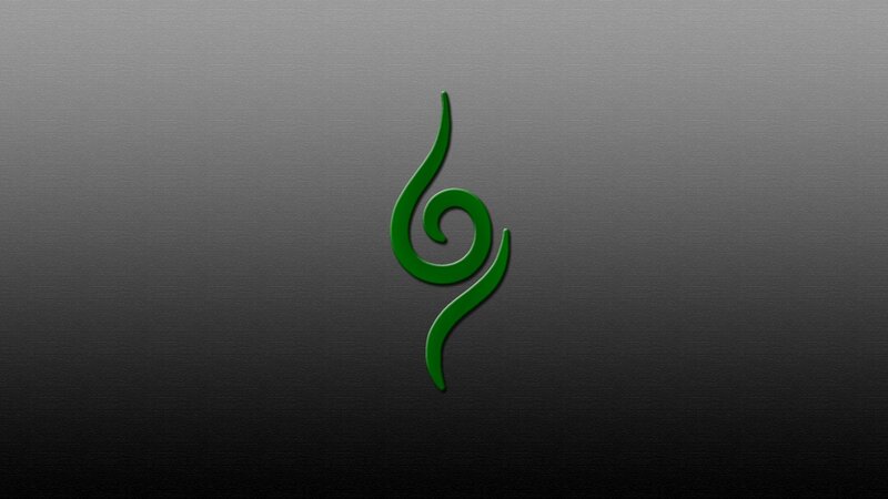 Green Spiral Symbol — Minimalist