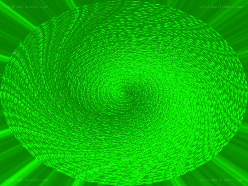 green spiral tunnel