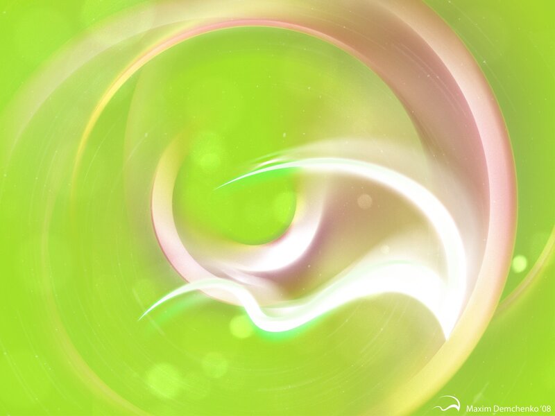 Green Spiral Vortex — Dynamic