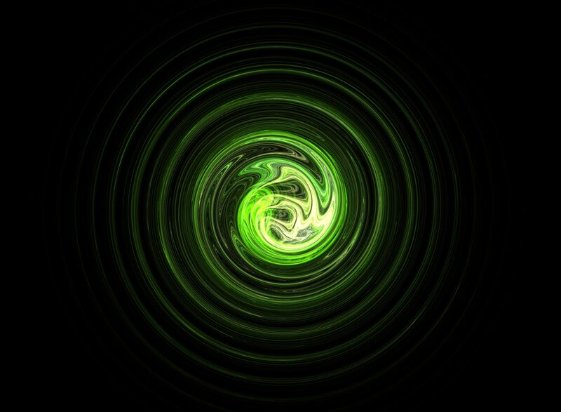 Green spiral vortex