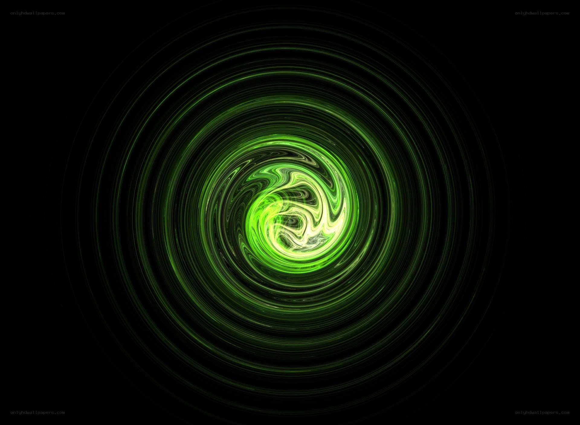 Green spiral vortex