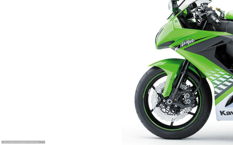 Green Sport Motorcycle — Clean