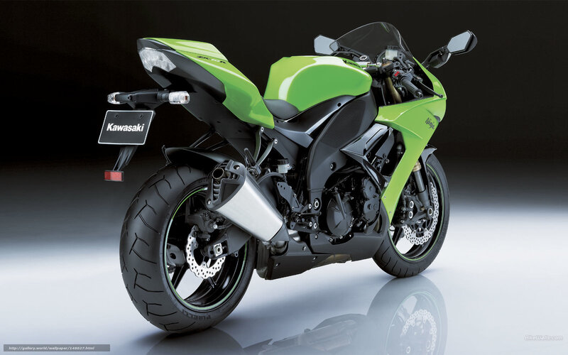 Green Sport Motorcycle — Dramatic, Photograph, Exhaust
