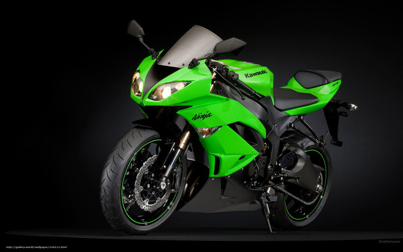 Green Sport Motorcycle — Dramatic, Photograph, Headlight, Windshield