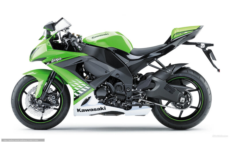 Green Sport Motorcycle — Neutral, Photograph, Seat, Windshield