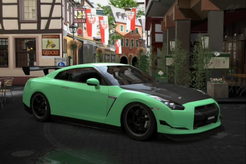 Green Sports Car — Calm, Afternoon, 3d Render